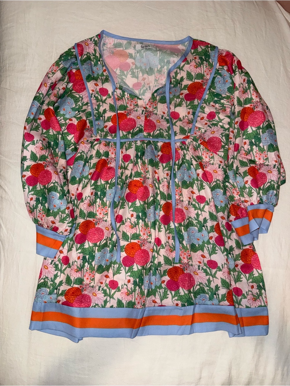 Floral Peasant Blouse